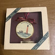 BARLOW Designs Currituck Beach Light Ceramic Ornament NEW in Box for sale  Shipping to South Africa