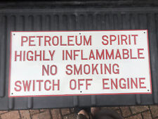 Petrol Garage Alloy Warning Sign for sale  Shipping to South Africa