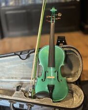 Stentor Harlequin 3/4 Size Violin Outfit (Sage Green) Lightweight Case) RRP £185, used for sale  Shipping to South Africa