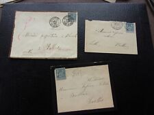3 enveloppes 1890 d'occasion  Collonges-au-Mont-d'Or