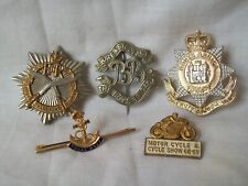 Vintage badges military for sale  BURNLEY