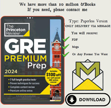 Princeton Review GRE Premium Prep, 2024: 7 pruebas de práctica + revisión y técnicas  segunda mano  Embacar hacia Argentina