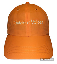 Used, OUTDOOR VOICES DC Hat Limited Edition Colorway Adjustable Orange Unisex Nylon for sale  Shipping to South Africa