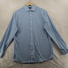 Camisa casual masculina manga longa algodão slim fit xadrez azul tamanho M Tommy Hilfiger comprar usado  Enviando para Brazil