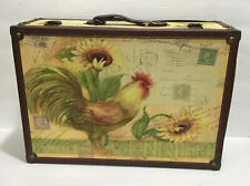 Vintage wood suitcase for sale  Shipping to Ireland