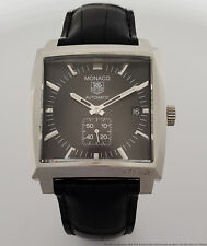 Relógio de pulso masculino Tag Heuer Monaco WW211-0 automático mostrador preto comprar usado  Enviando para Brazil