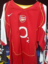 Maglia Henry Arsenal 2004-2005 - Calcio Vintage Gunners Premier League Jersey usato  Volterra