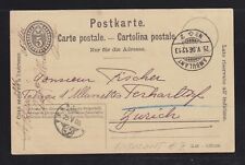 Switzerland 1906 postal d'occasion  Expédié en Belgium