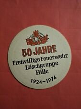 Bierdeckel 1974 feuerwehr gebraucht kaufen  Meßstetten