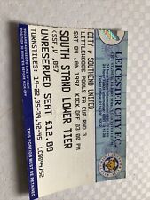 Leicester city southend for sale  ABERDEEN