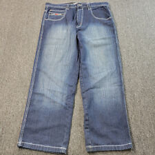 Usado, Lote 29 Calças Jeans Masculinas 38x32 Azul Perna Larga Baggy Classe Mundial Anos 90 Y2k VTG comprar usado  Enviando para Brazil