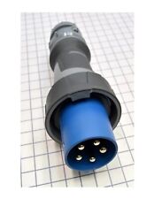Mennekes ME 5100P9W Pin and Sleeve Water Tight Plug, 5 Wire, 3 Phase for sale  Shipping to South Africa