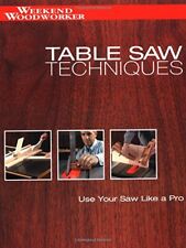 Table saw techniques for sale  UK