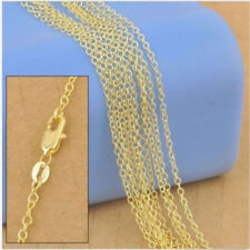 Wholesale 20pcs 18K Gold Plated Rolo Chains Necklace 16-30Inch Jewelry Findings for sale  Shipping to South Africa