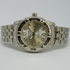 Used, Activa SF280-001 Silver Tone Quartz Analog Men's Watch Sz. 8 1/4" New Battery for sale  Shipping to South Africa