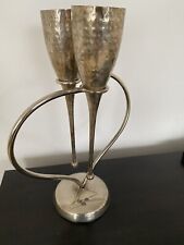 Pair champagne goblets for sale  KENDAL