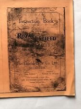 Royal enfield instruction for sale  LINCOLN