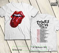QUENTE!!! Camiseta unissex The Rolling Stones Tour 2024 Hackney Diamonds tamanhos EUA comprar usado  Enviando para Brazil