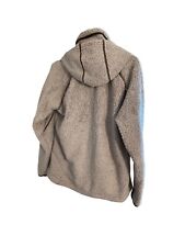 KUHL Flight High Pile Fleece Faux Fur Coat Jacket Hooded Zip Cream Women's  Xl for sale  Henderson