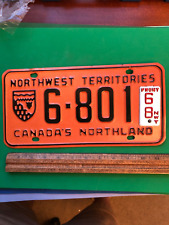 northwest territories license plate for sale  Akron