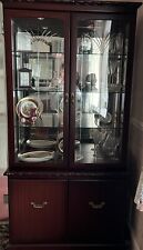 Mahogany display cabinet for sale  HALIFAX