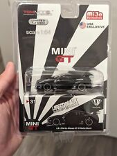 Mini GT 1:64 #31 Diecast Mijo Nissan GTR R35 Liberty Walk LB Works Matte Black, used for sale  Shipping to South Africa