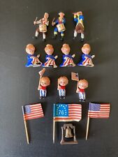14 Vintage Holiday 4th of July Cupcake Toppers & Figures Cake Decorations for sale  Shipping to South Africa