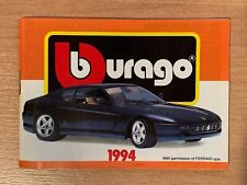 Burago catalogue 1994 for sale  WIMBORNE