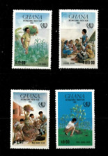 Gana 1985 - Ano Internacional da Juventude - Conjunto de 4 Selos - Scott #970-3 - MNH comprar usado  Enviando para Brazil