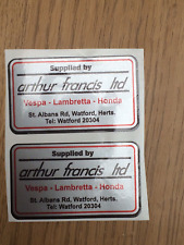 Lambretta arthur francis for sale  Shipping to Ireland