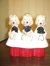 Used, Vintage Christmas Carolers planter in excellent condition for sale  North Haverhill