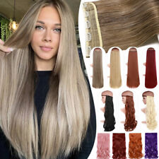 One Piece THICK 100% Real Natural Clip in Hair Extensions Full Head as human USA for sale  Shipping to South Africa
