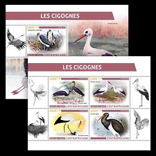 Selos de pássaros cegonhas MNH 2023 República Centro-Africana M/S+S/S comprar usado  Enviando para Brazil