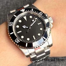 Relógio masculino automático BLIGER NH35 40mm vidro de safira preta sem janela de data, usado comprar usado  Enviando para Brazil