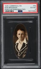 1935 Carreras Popular Personalities #56 DON BRADMAN Cricket Card PSA 6 EX-MT for sale  Shipping to South Africa