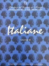 Italiane volume libro usato  Torrile