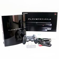 Console de jogos Sony PS 3 PS3 PlayStation 3 CECHB00 20GB preto caixa original Japão comprar usado  Enviando para Brazil