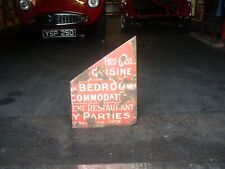 Enamel sign vintage for sale  ABERYSTWYTH