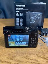 Panasonic LUMIX DMC-ZS100 Black 10X Optical Zoom 20.1MP 4K Photo Digital Camera for sale  Shipping to South Africa