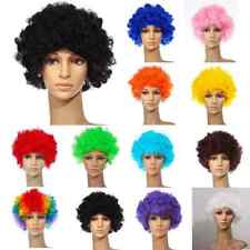 Usado, 12 Colores Rizado Afro Elegante Vestido Funky Peluca Discoteca Payaso Hombres/Damas Disfraz segunda mano  Embacar hacia Mexico