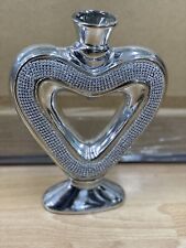 Silver heart vase for sale  SOUTHALL