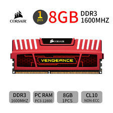 Used, Corsair Vengeance 8GB DDR3 1600MHz PC3-12800U 240Pin DIMM Desktop Memory RAM UK for sale  Shipping to South Africa