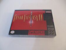 Super Nintendo SNES caixa de jogo vazia Final Fantasy II estado perfeito com manga comprar usado  Enviando para Brazil