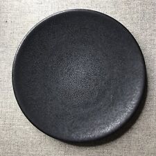 Usado, Plato de cena de cerámica negro mate Jars France Tourron Celeste moteado segunda mano  Embacar hacia Argentina
