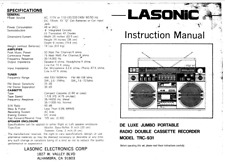 Lasonic trc931 boombox for sale  Wilton
