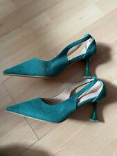 emerald green shoes for sale  NORTHAMPTON