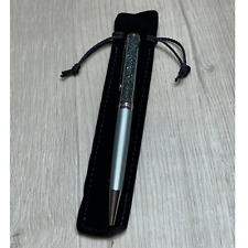 Caneta esferográfica cristalina Swarovski, cinza claro cromada - com arranhões comprar usado  Enviando para Brazil