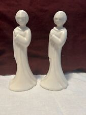 Two white ceramic for sale  Shipping to Ireland