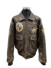 avirex leather jacket usato  Marcianise