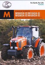 Kubota M100GX M1100GX  2015 catalogue brochure tracteur tractor na sprzedaż  PL